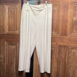 Rachel Zoe White Cropped Pants